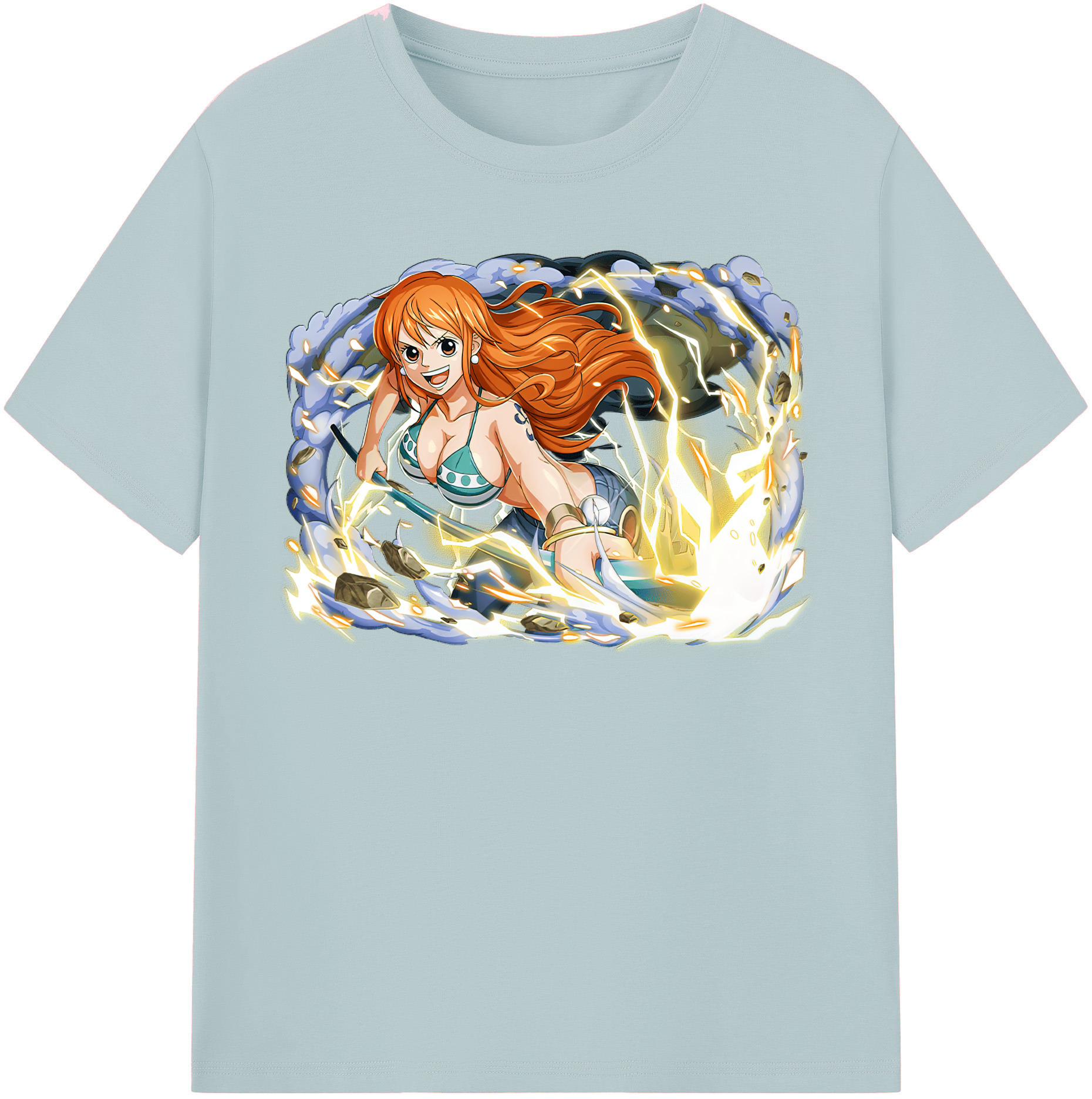 ワンピース ナミ ONE PIECE Nami 綿100％半袖Tシャツ（フロントプリント）